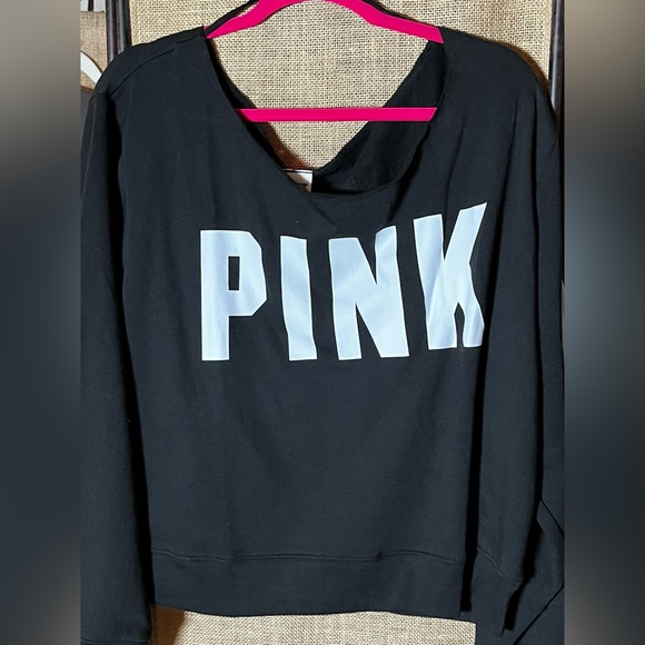 PINK Victoria’s Secret Everyday Lounge Off The Shoulder Sweatshirt - Picture 10 of 12